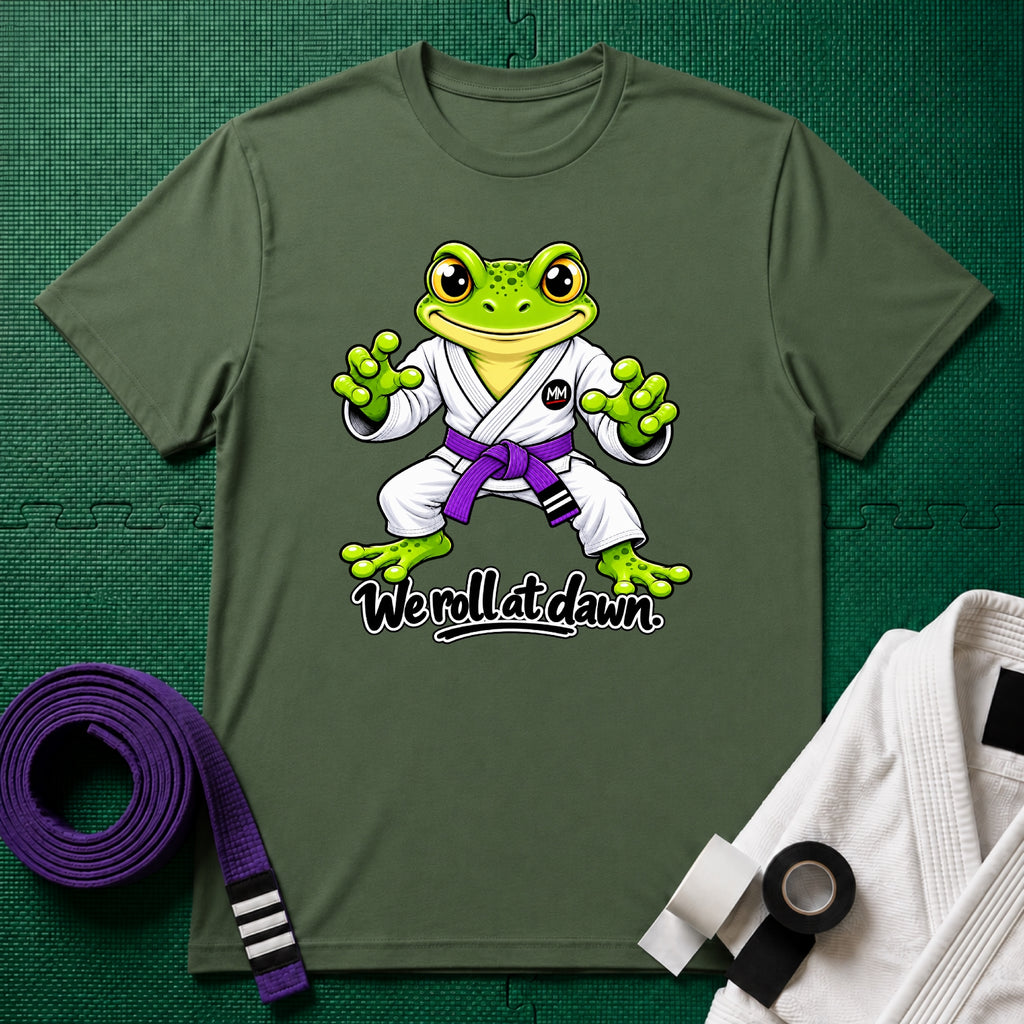 We Roll Purple Belt T-Shirt
