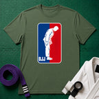 BJJ Man T-Shirt, Military Green