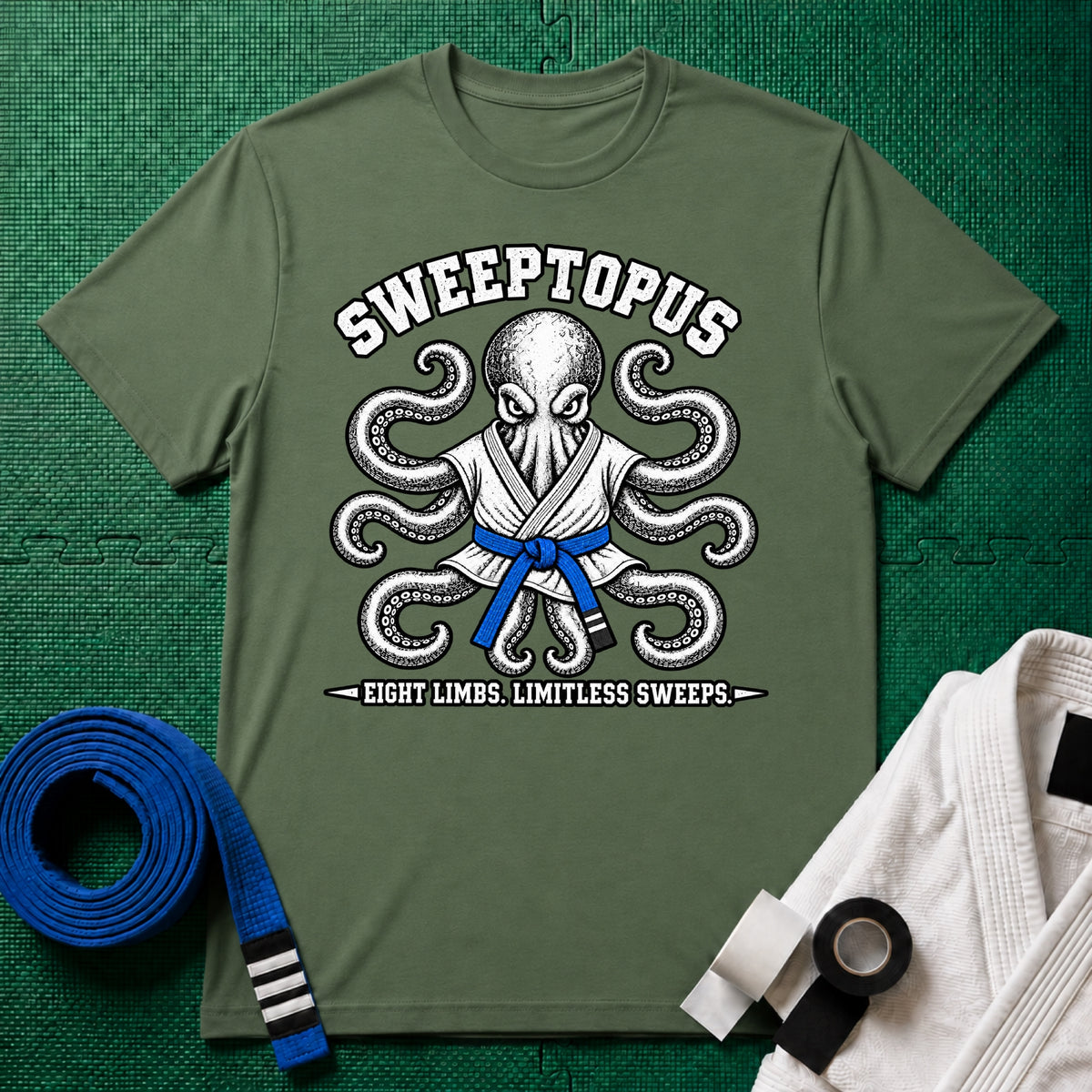 Sweeptopus Blue Belt T-Shirt