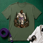 Bigfoot Forest Purple Belt T-Shirt