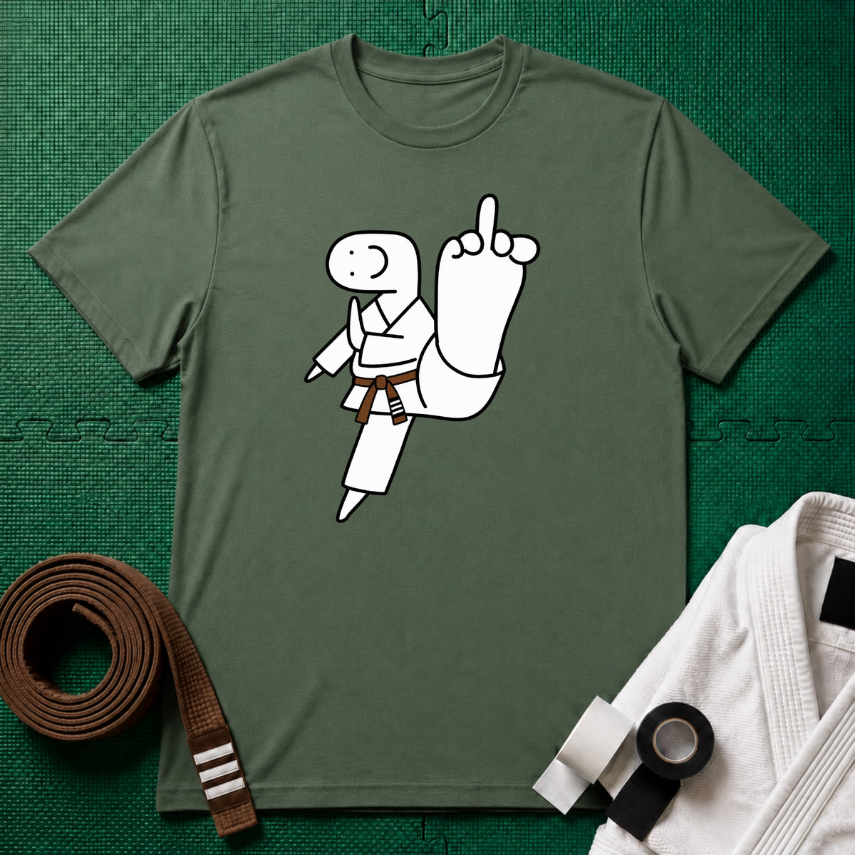 Middle Toe Brown Belt T-Shirt