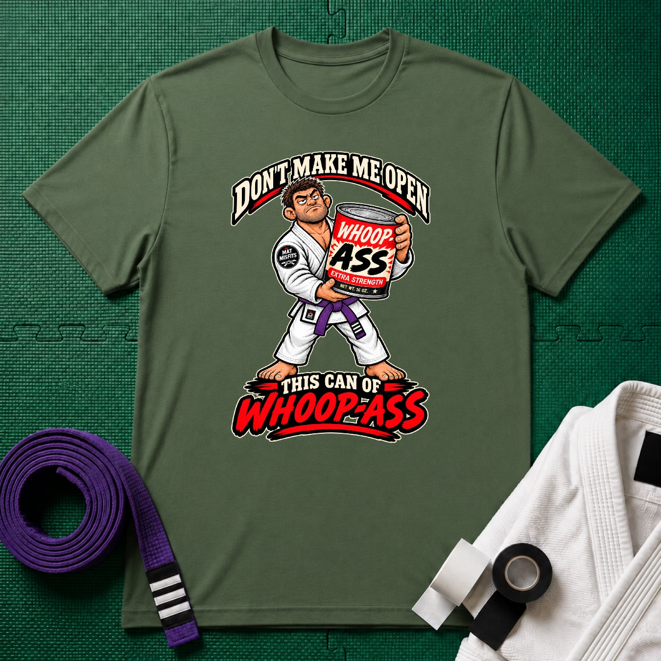 Whoop Ass Purple Belt T-Shirt
