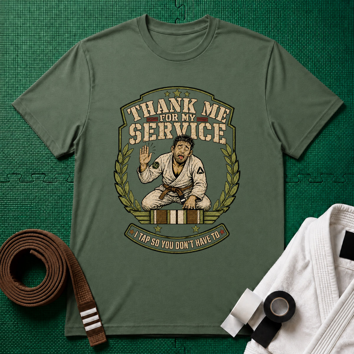 Thank me Brown Belt T-Shirt