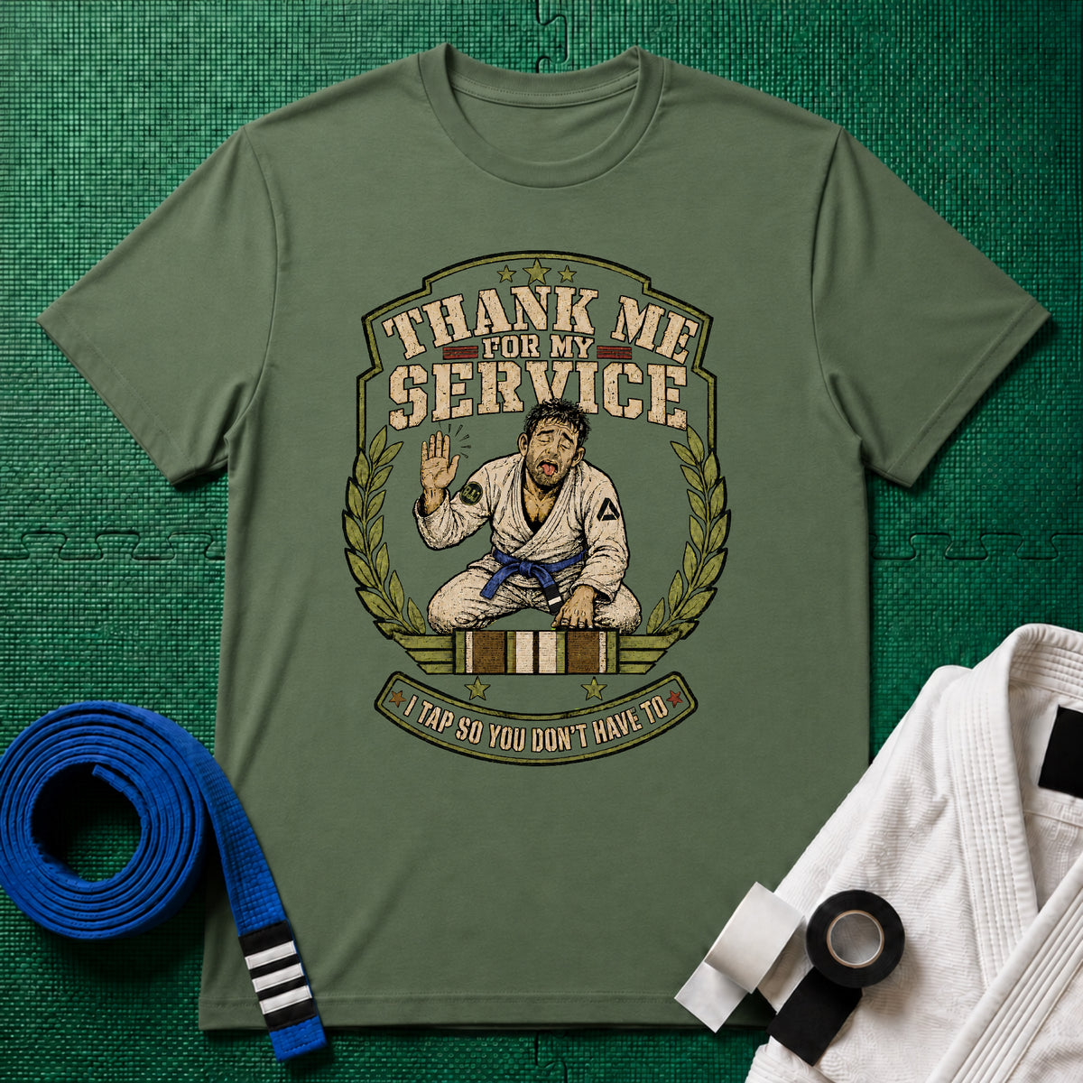 Thank me Blue Belt T-Shirt