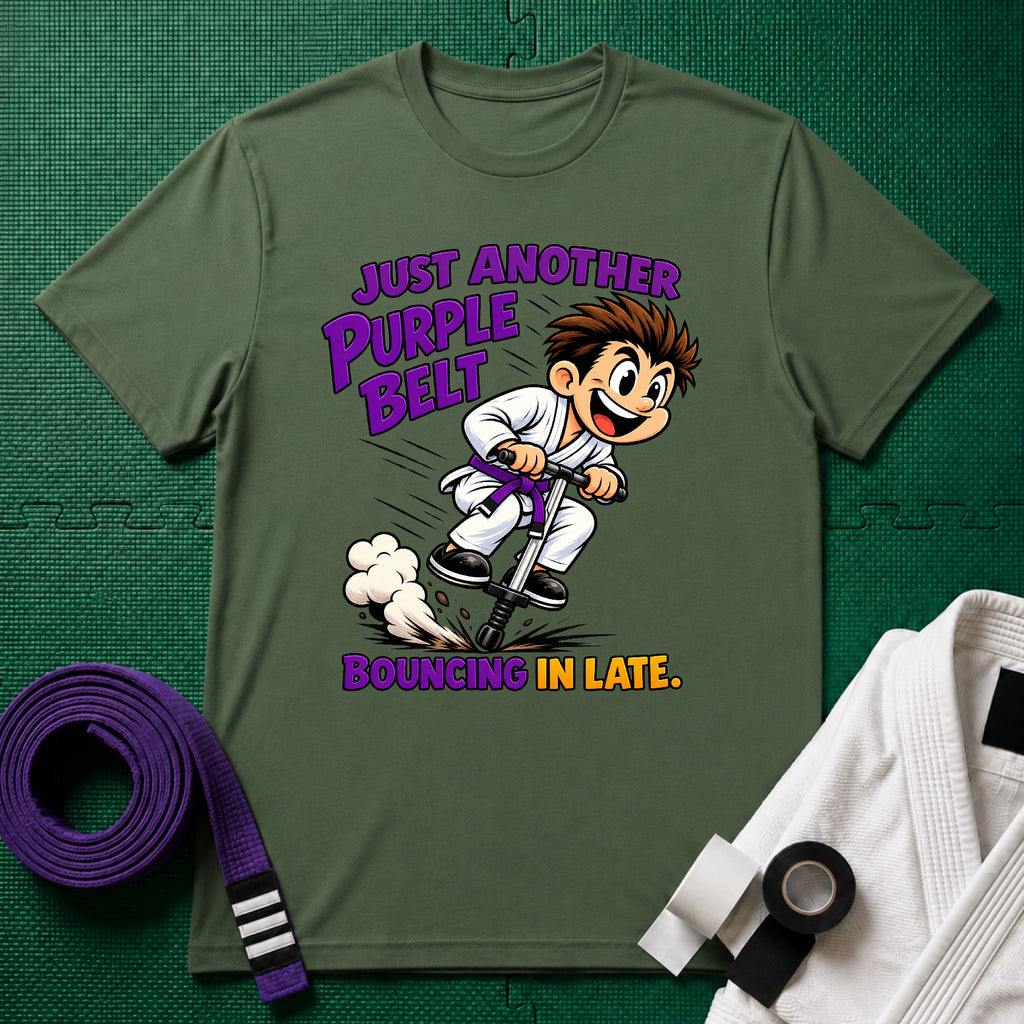 Bouncing Purple Belt T-Shirt