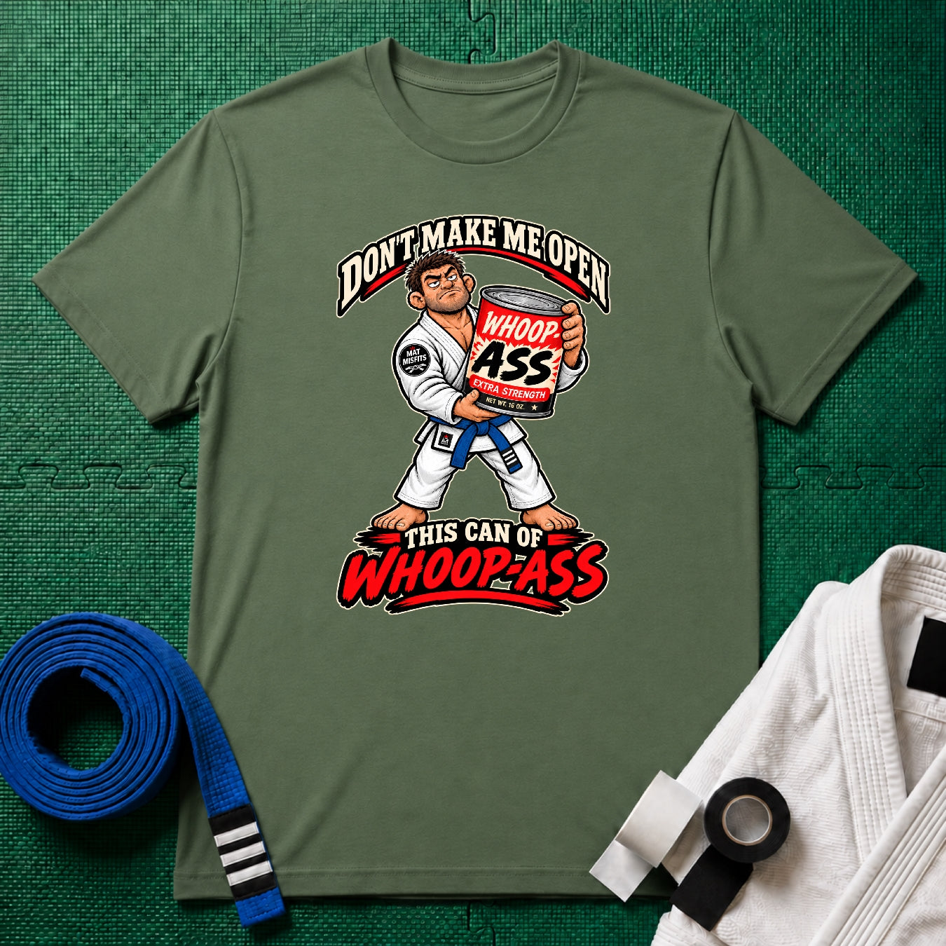 Whoop Ass Blue Belt T-Shirt