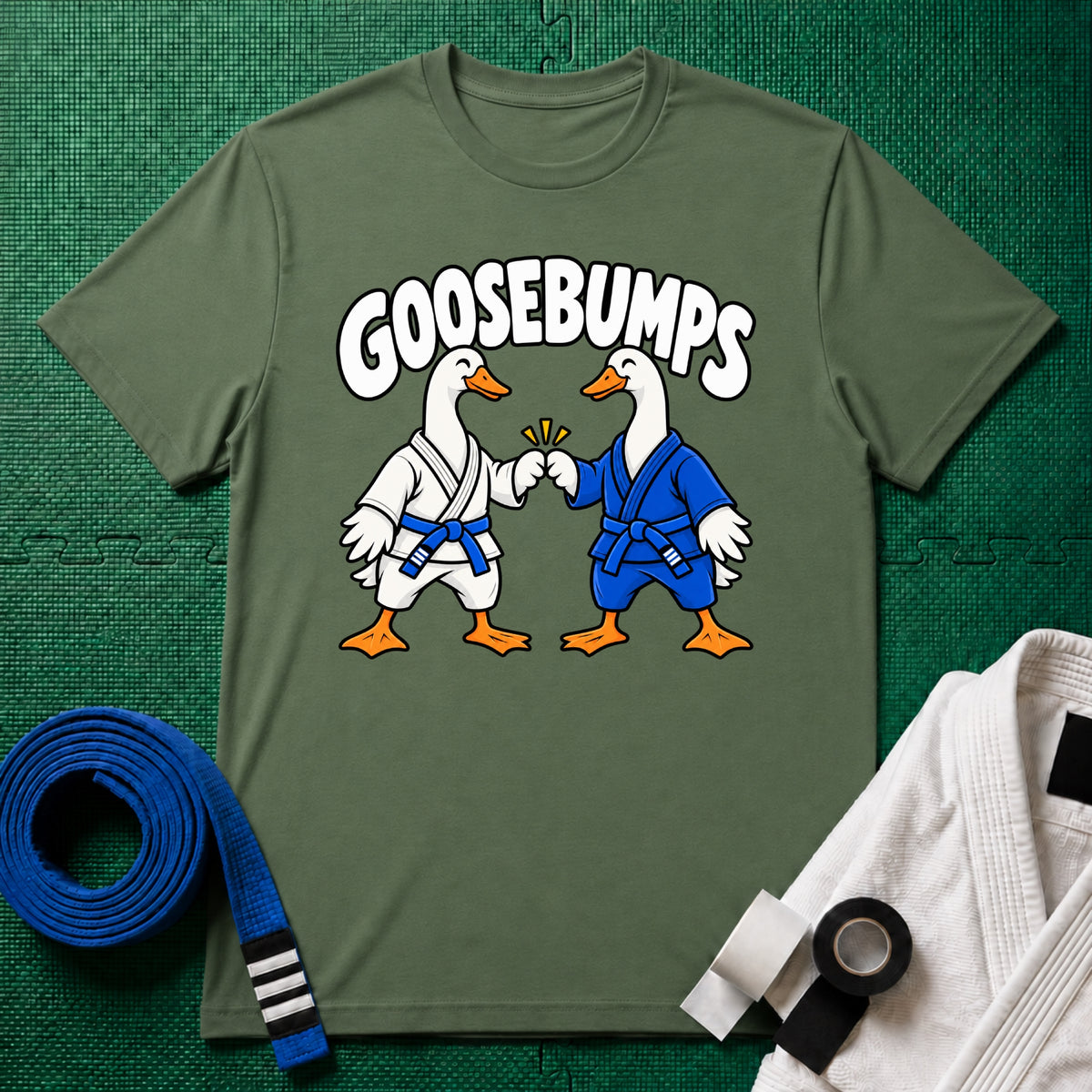 Goosebumps Blue Belt T-Shirt