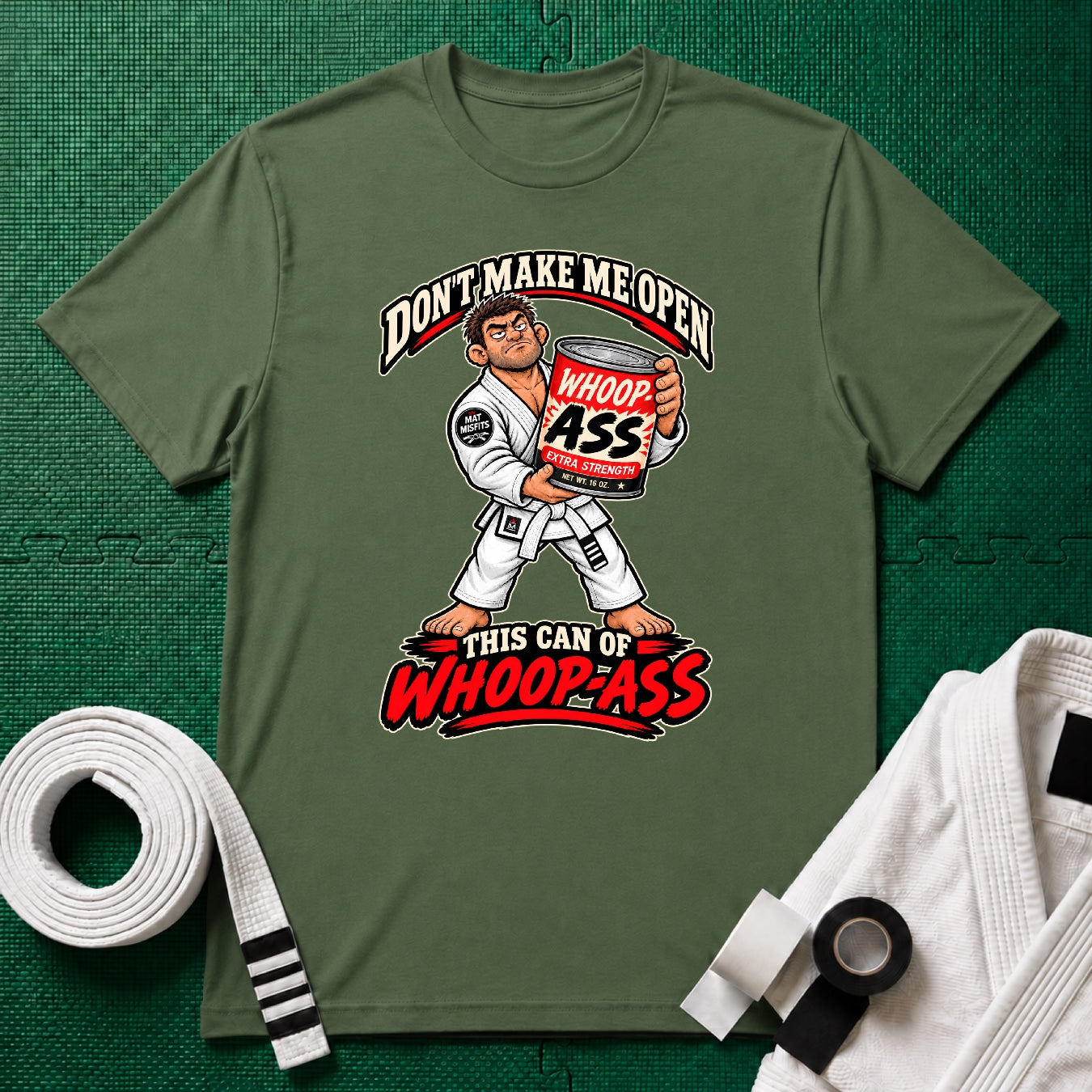 Whoop Ass White Belt T-Shirt