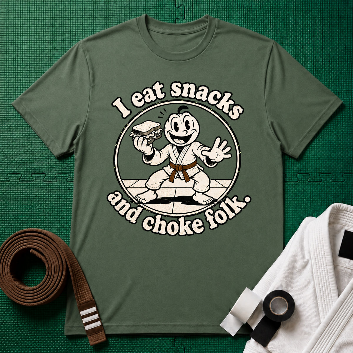 Choke Folk Brown Belt T-Shirt