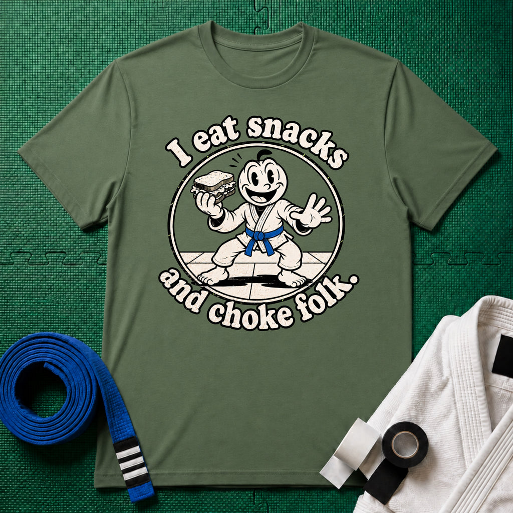 Choke Folk Blue Belt T-Shirt