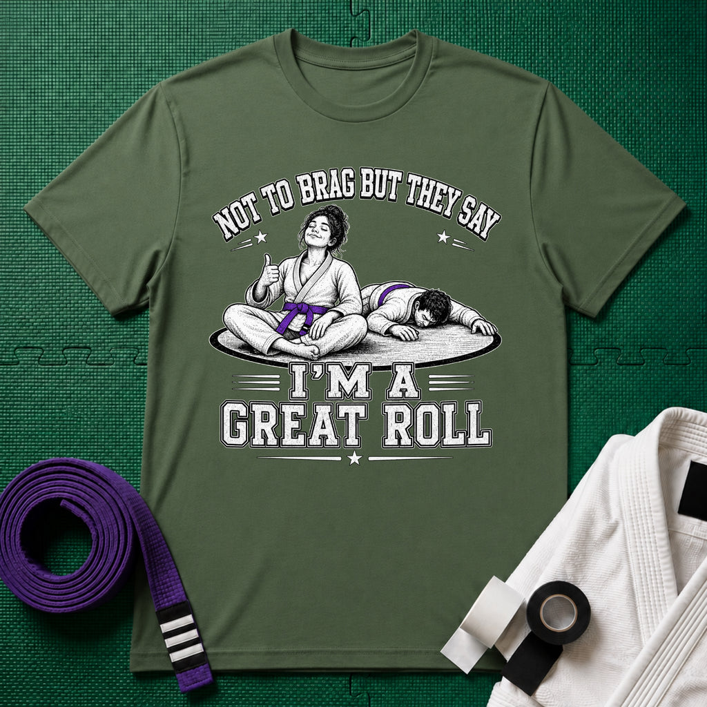 Not to Brag W Purple Belt T-Shirt