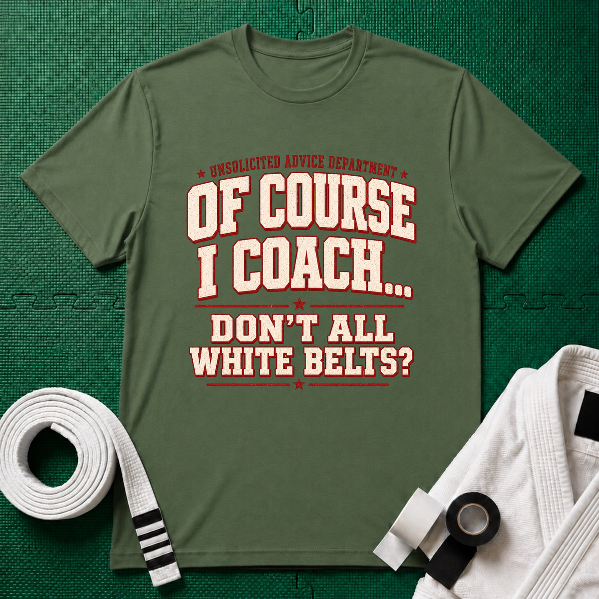 Coach White Belt T-Shirt