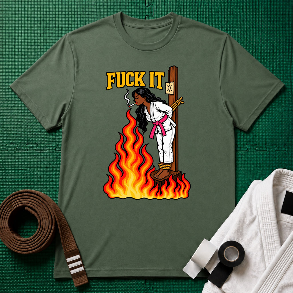 F*ck It T-Shirt (Design 1), Military Green