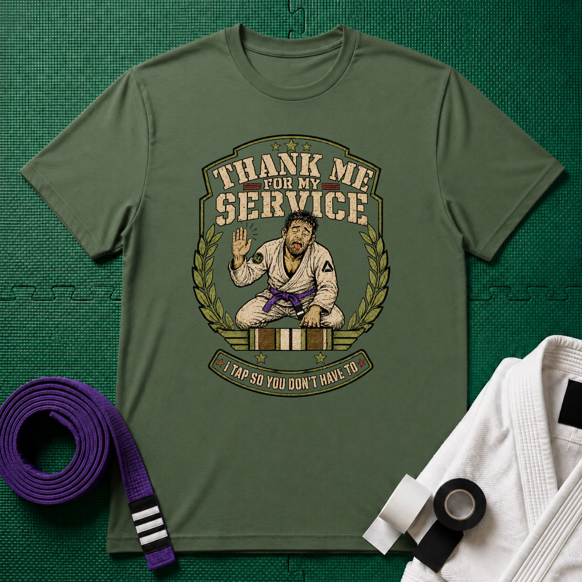 Thank me Purple Belt T-Shirt