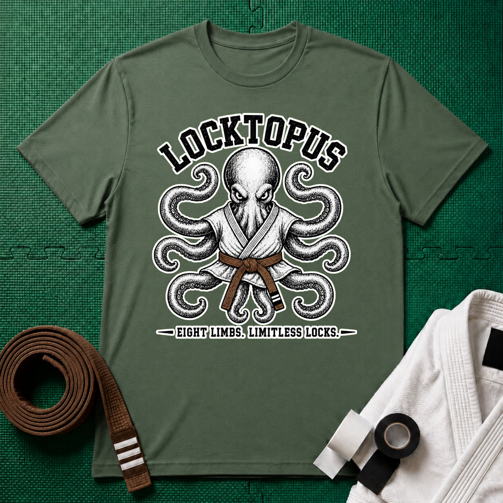 Locktopus Brown Belt T-Shirt