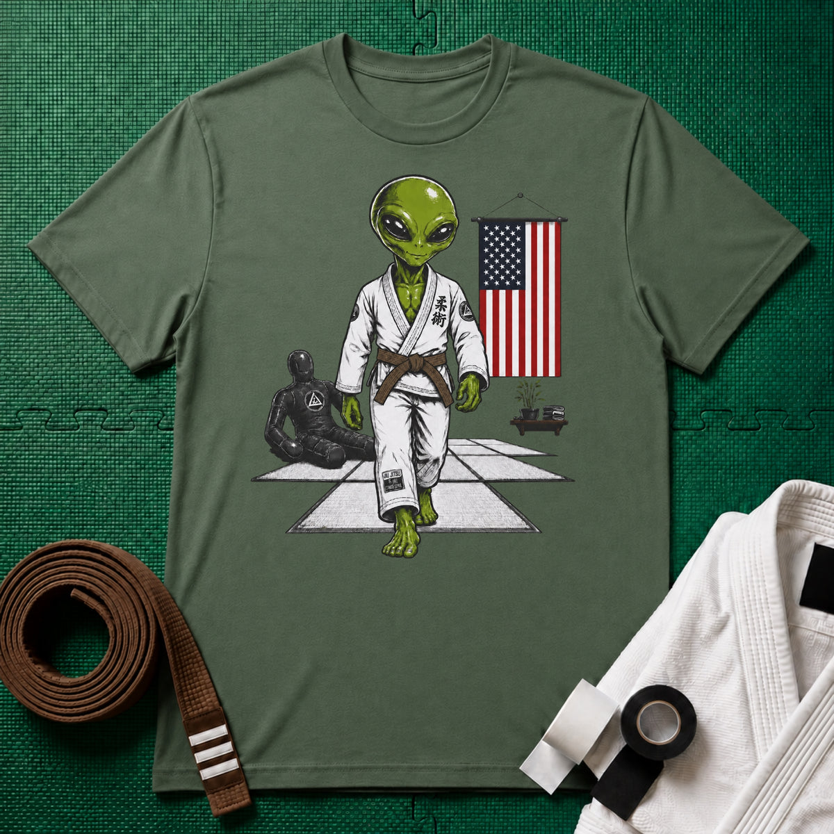 Alien Gym Brown Belt T-Shirt