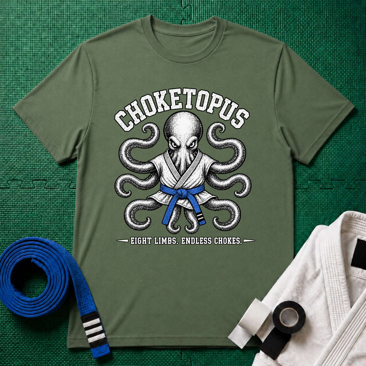 Choketopus Blue Belt T-Shirt