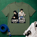 Gamer by Day Blue Belt T-Shirt