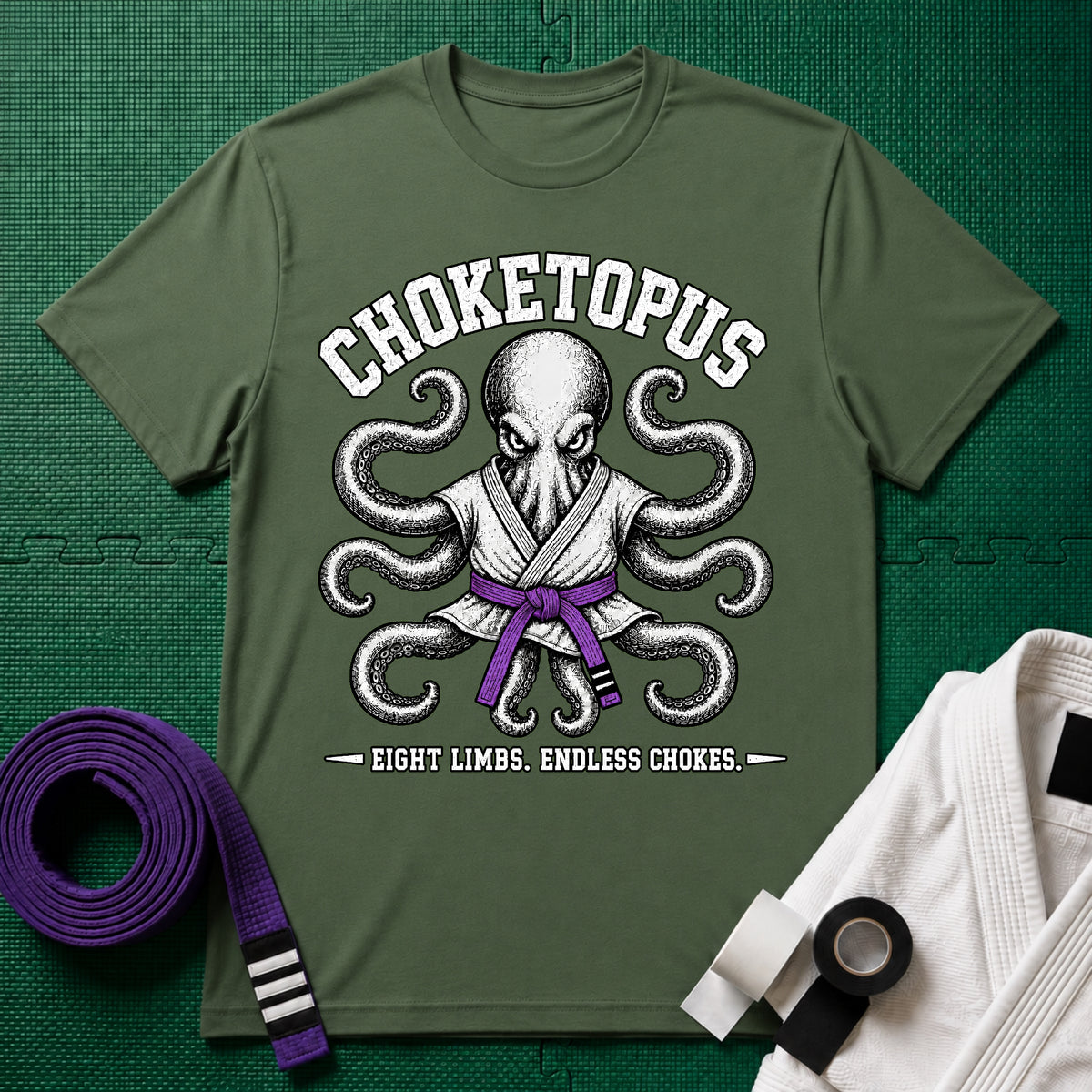 Choketopus Purple Belt T-Shirt