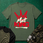 Mat King T-Shirt in Military Green