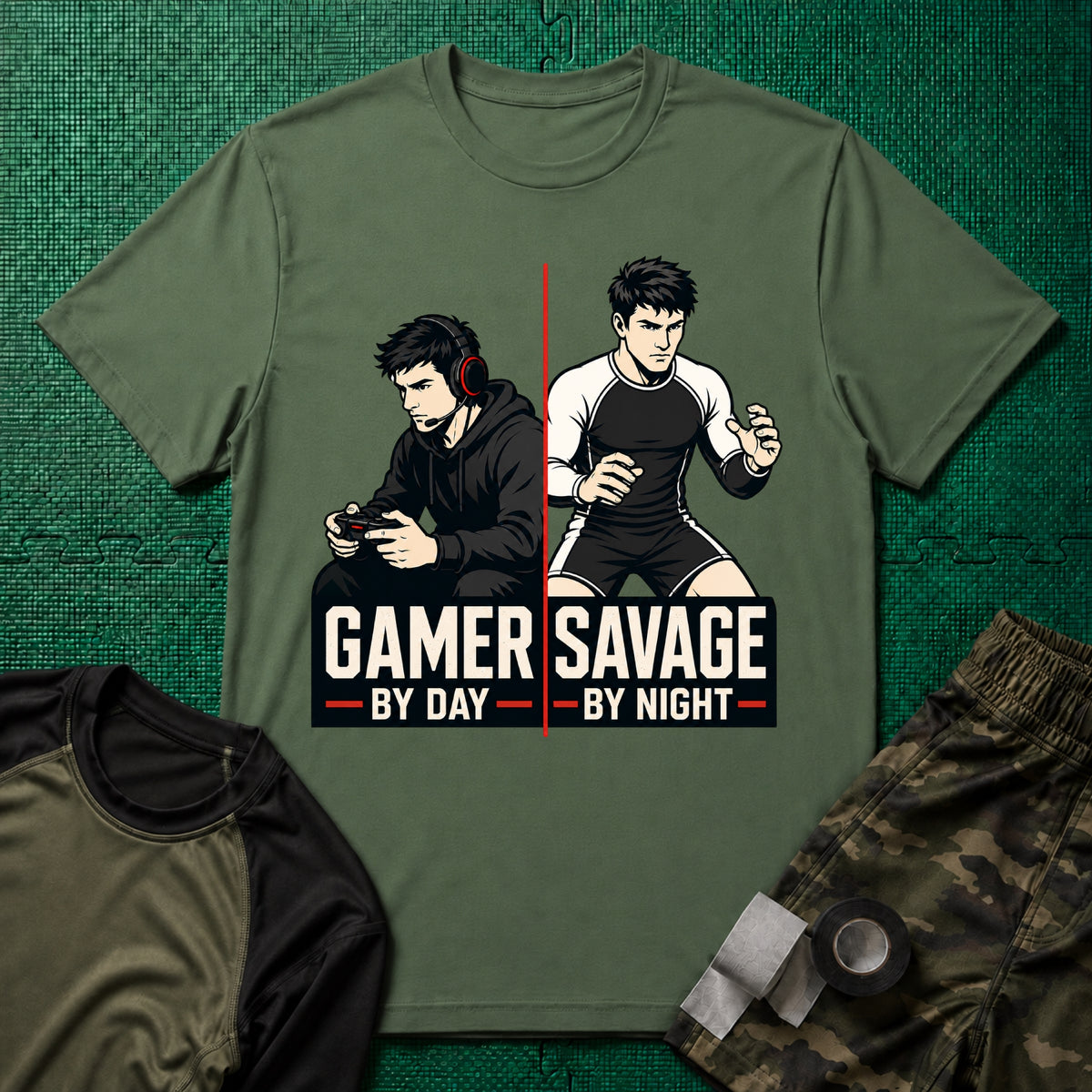 Gamer by Day No Gi T-Shirt