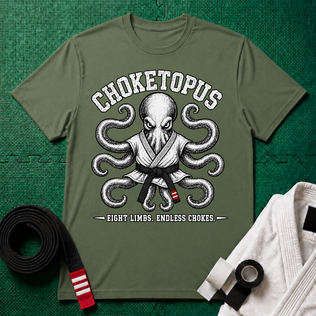 Choketopus Black Belt T-Shirt