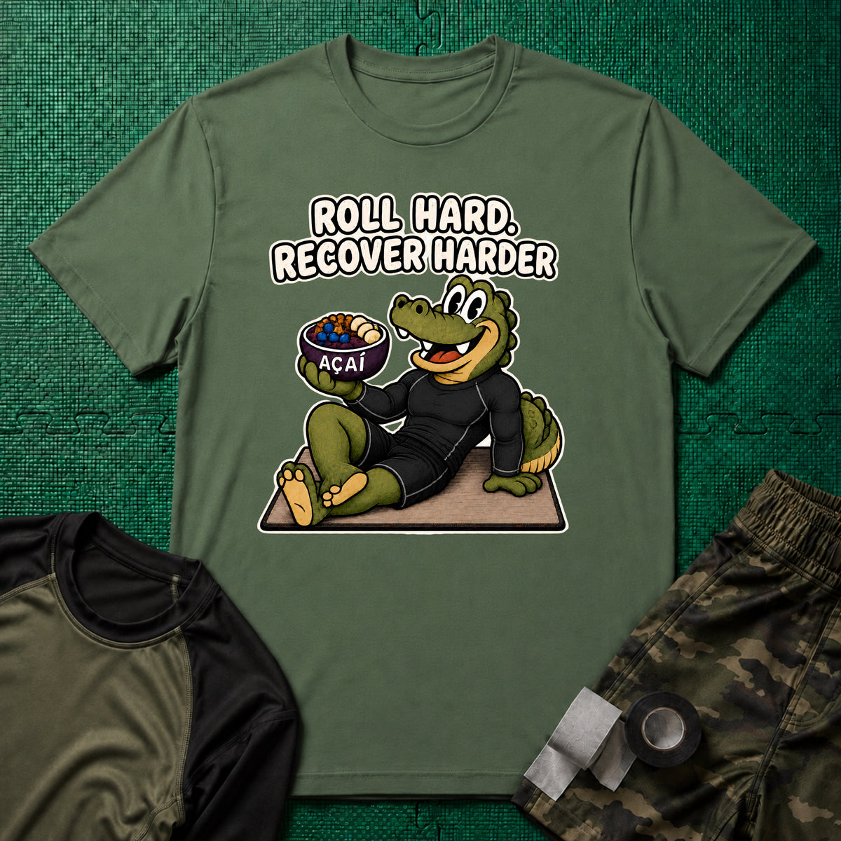 Roll Hard No Gi T-Shirt