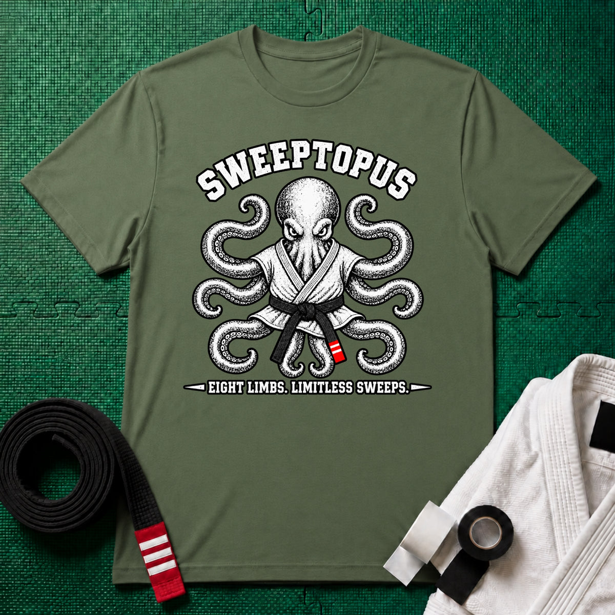 Sweeptopus Black Belt T-Shirt