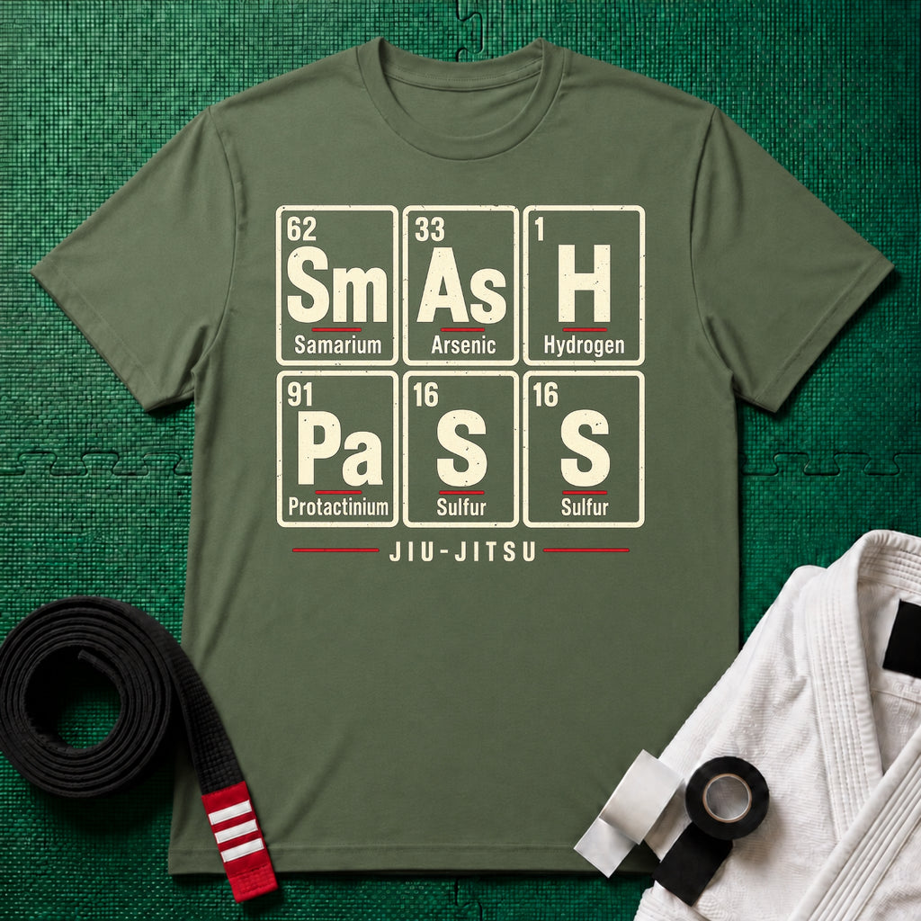 Smash Pass T-Shirt in Military Green
