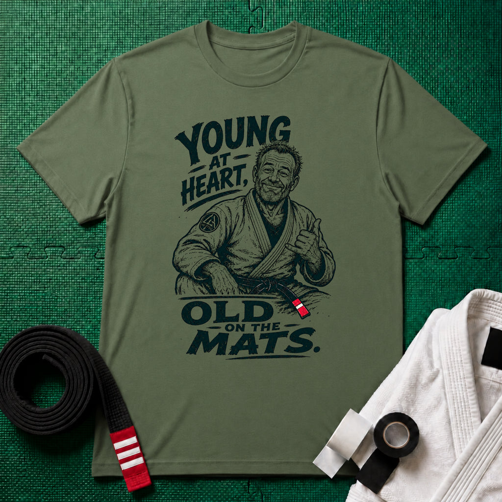 Young at Heart Black Belt T-Shirt