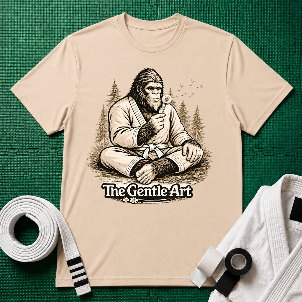 Bigfoot Dandelion White Belt T-Shirt
