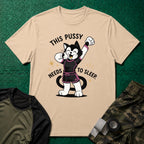 This Pussy Needs to Sleep No-Gi T-Shirt in Natural
