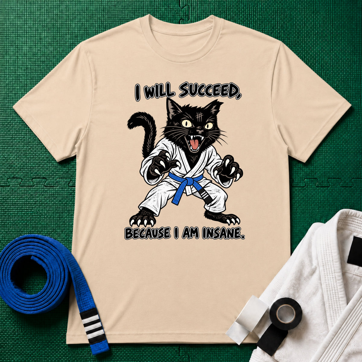 Succeed Blue Belt T-Shirt