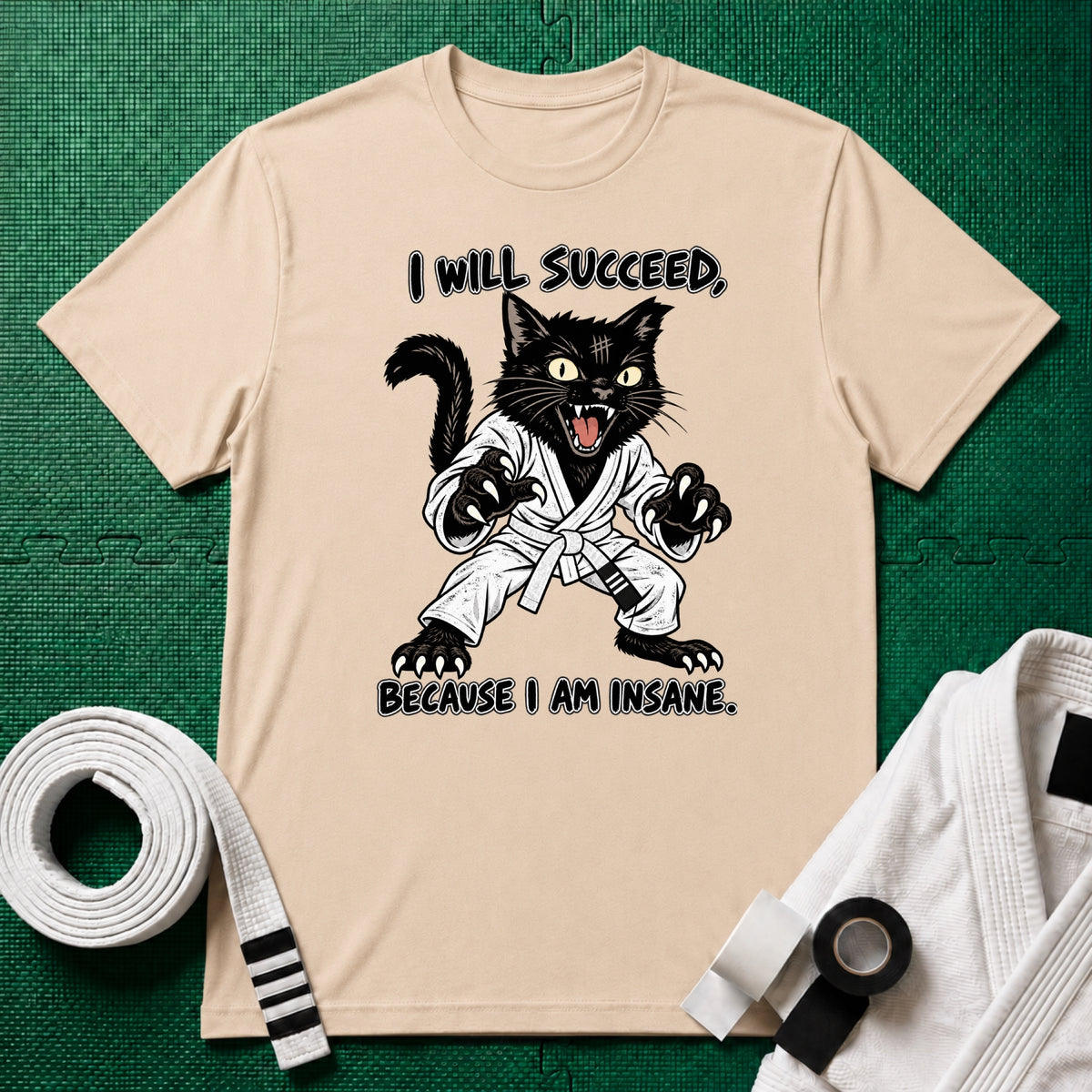 Succeed White Belt T-Shirt