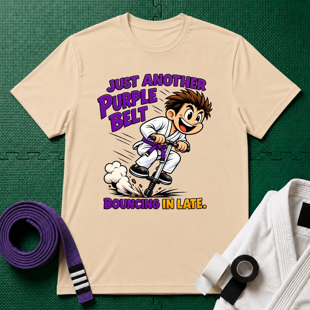 Bouncing Purple Belt T-Shirt