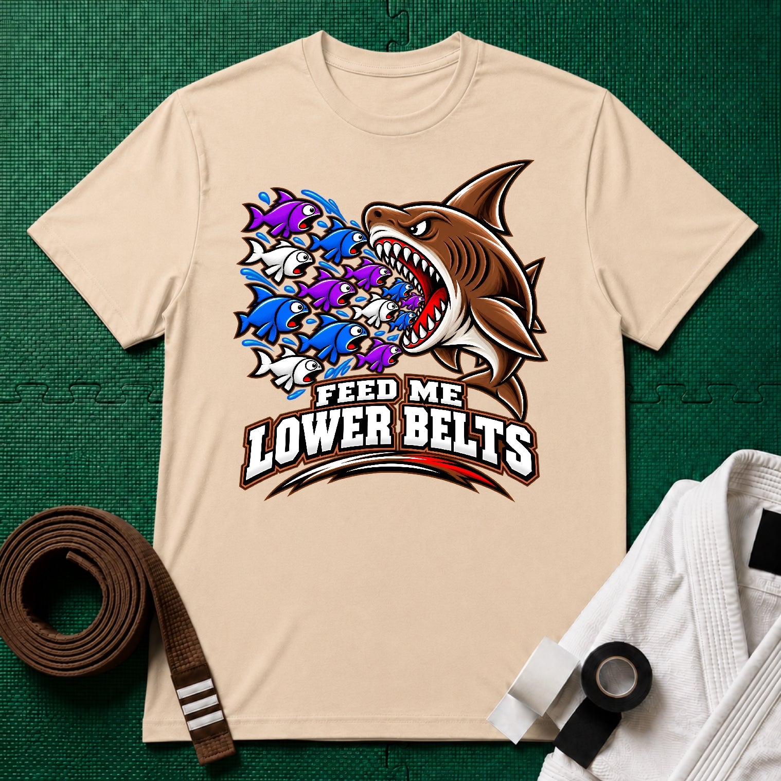 Feed Me Brown Belt T-Shirt