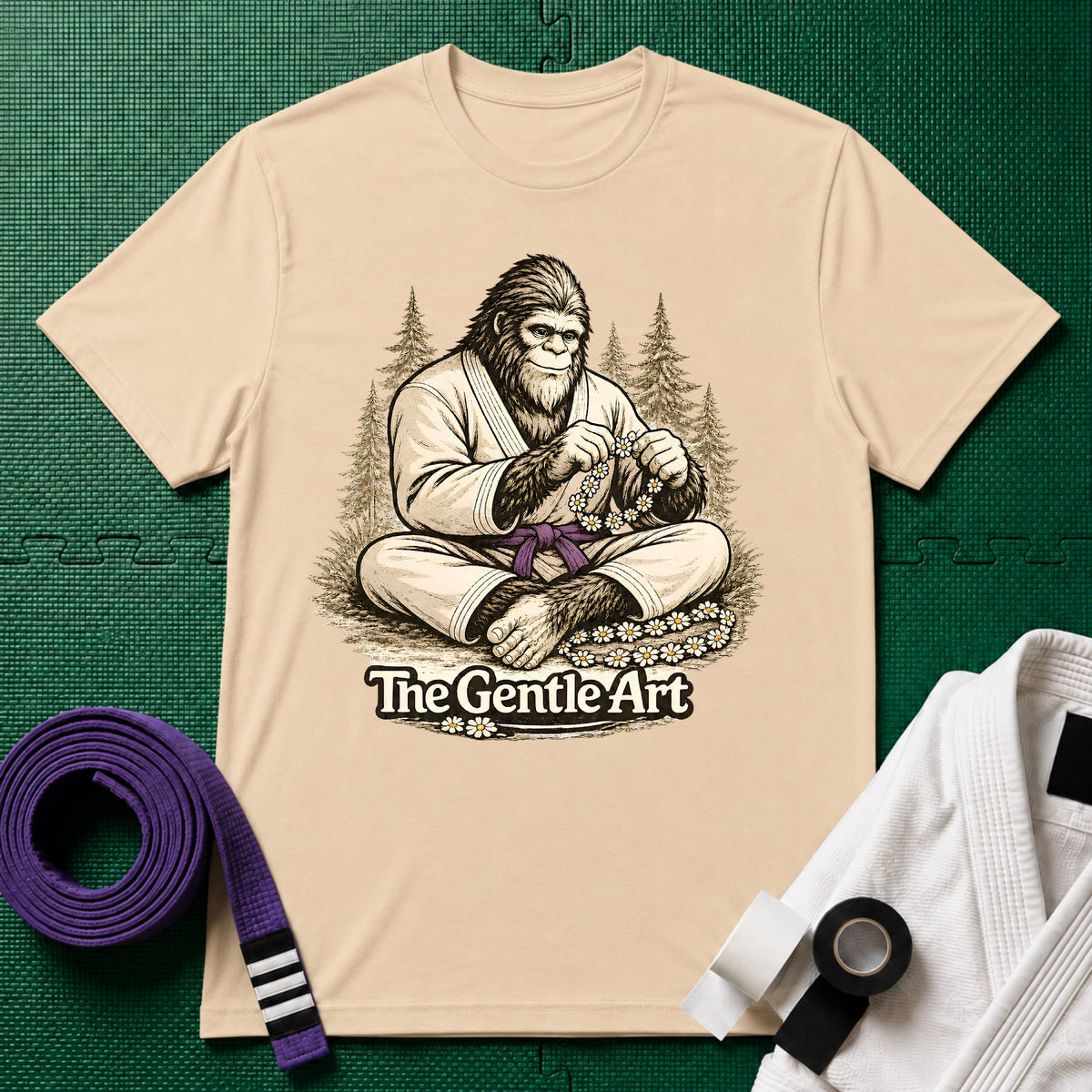 Bigfoot Daisy Purple Belt T-Shirt