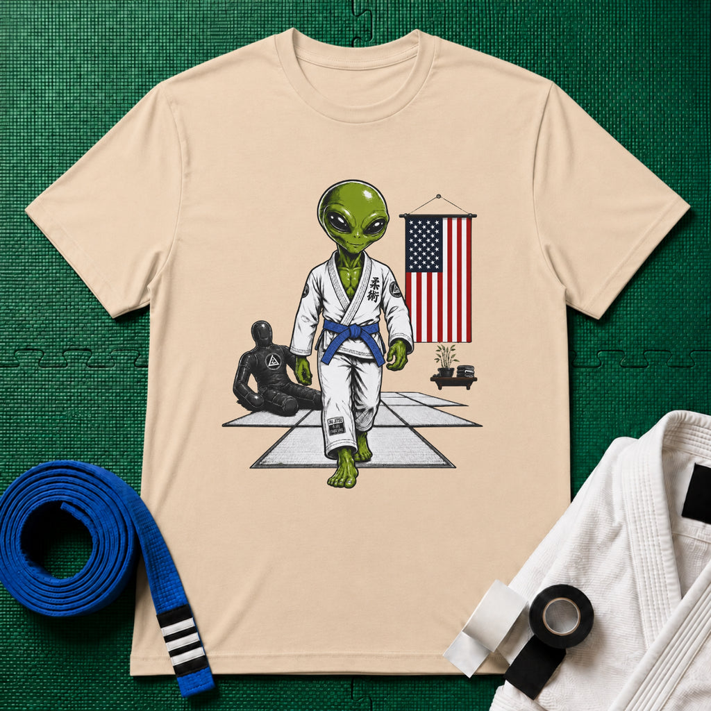 Alien Gym Blue Belt T-Shirt