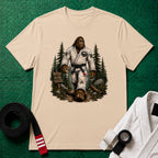 Bigfoot Forest Black Belt T-Shirt