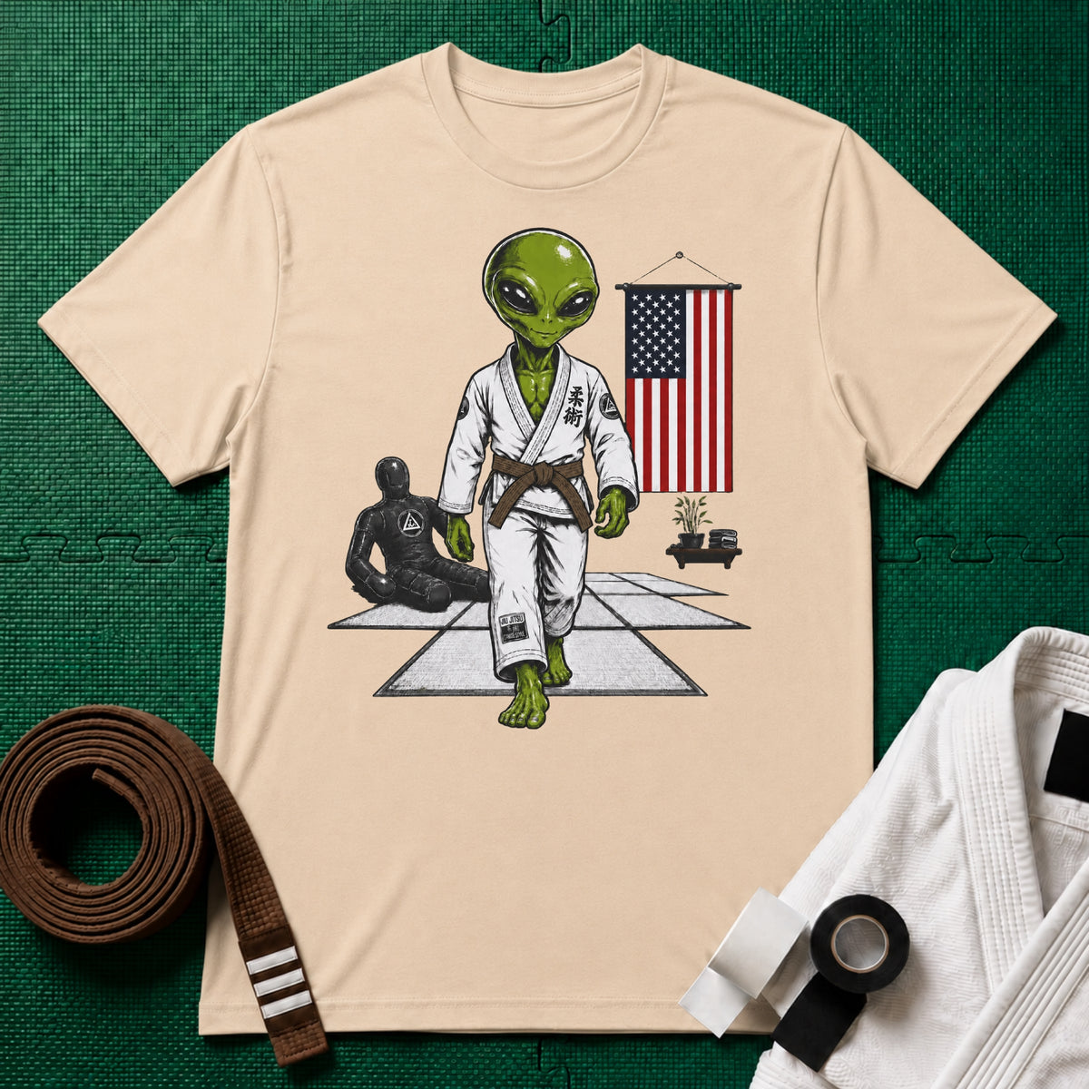 Alien Gym Brown Belt T-Shirt
