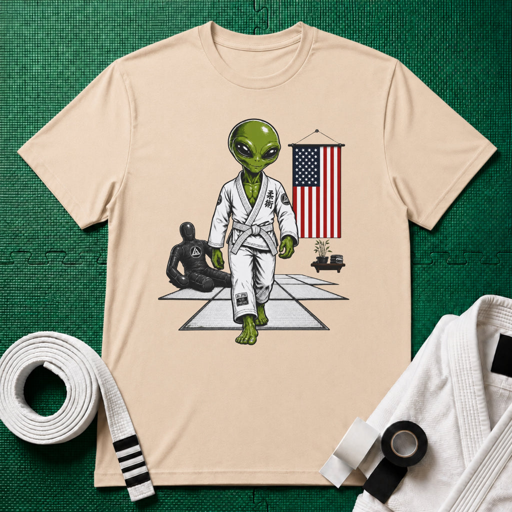 Alien Gym White Belt T-Shirt