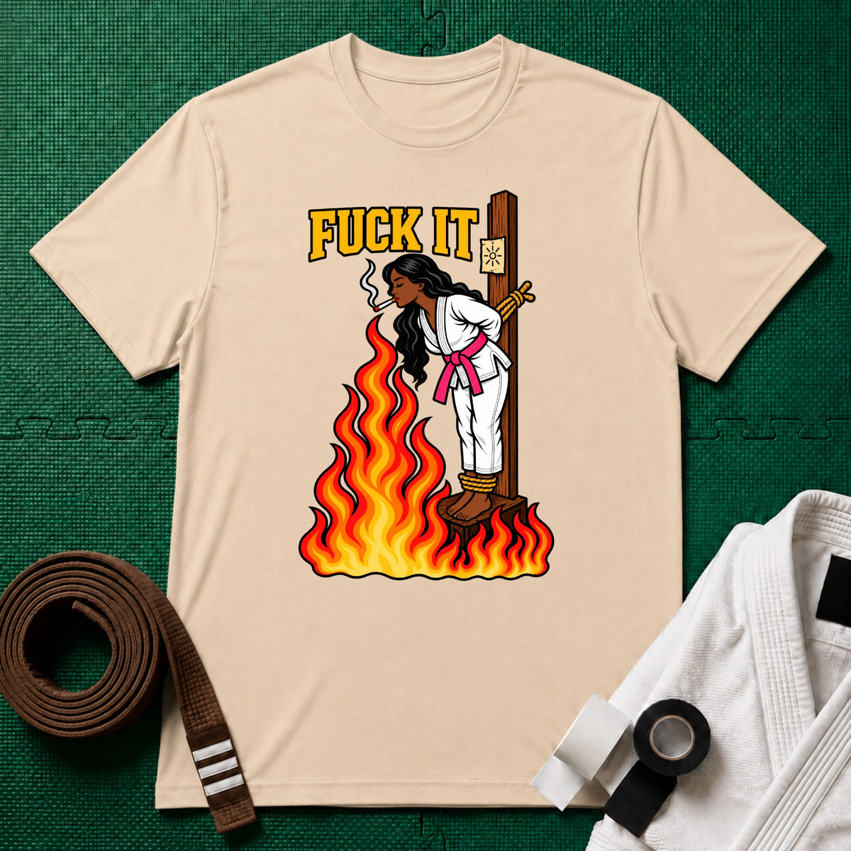 F*ck It T-Shirt (Design 1), Natural