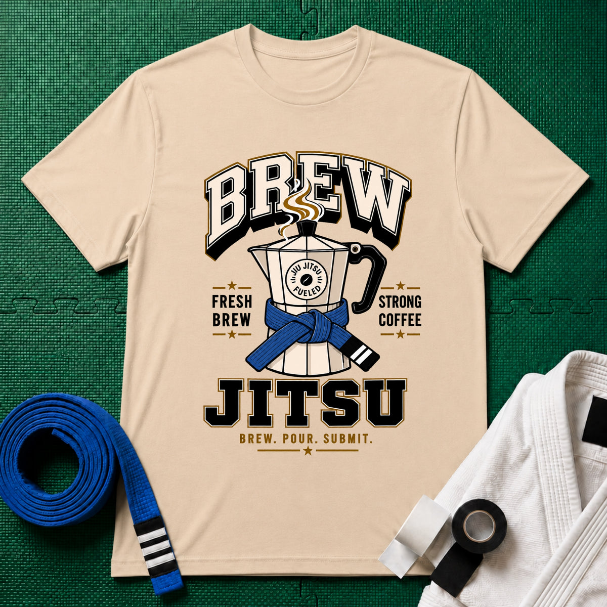 Brew Jitsu Blue belts T-Shirt