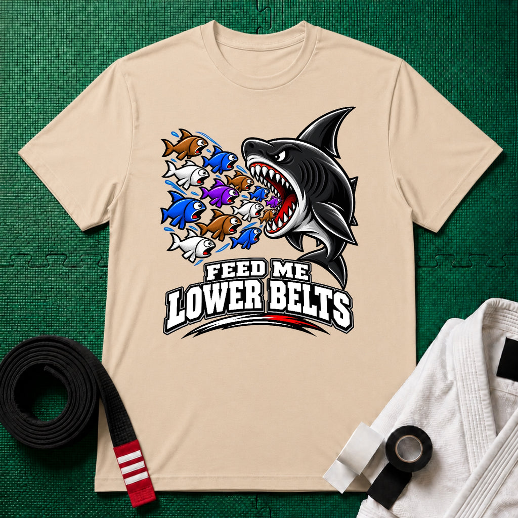 Feed Me Black Belt T-Shirt