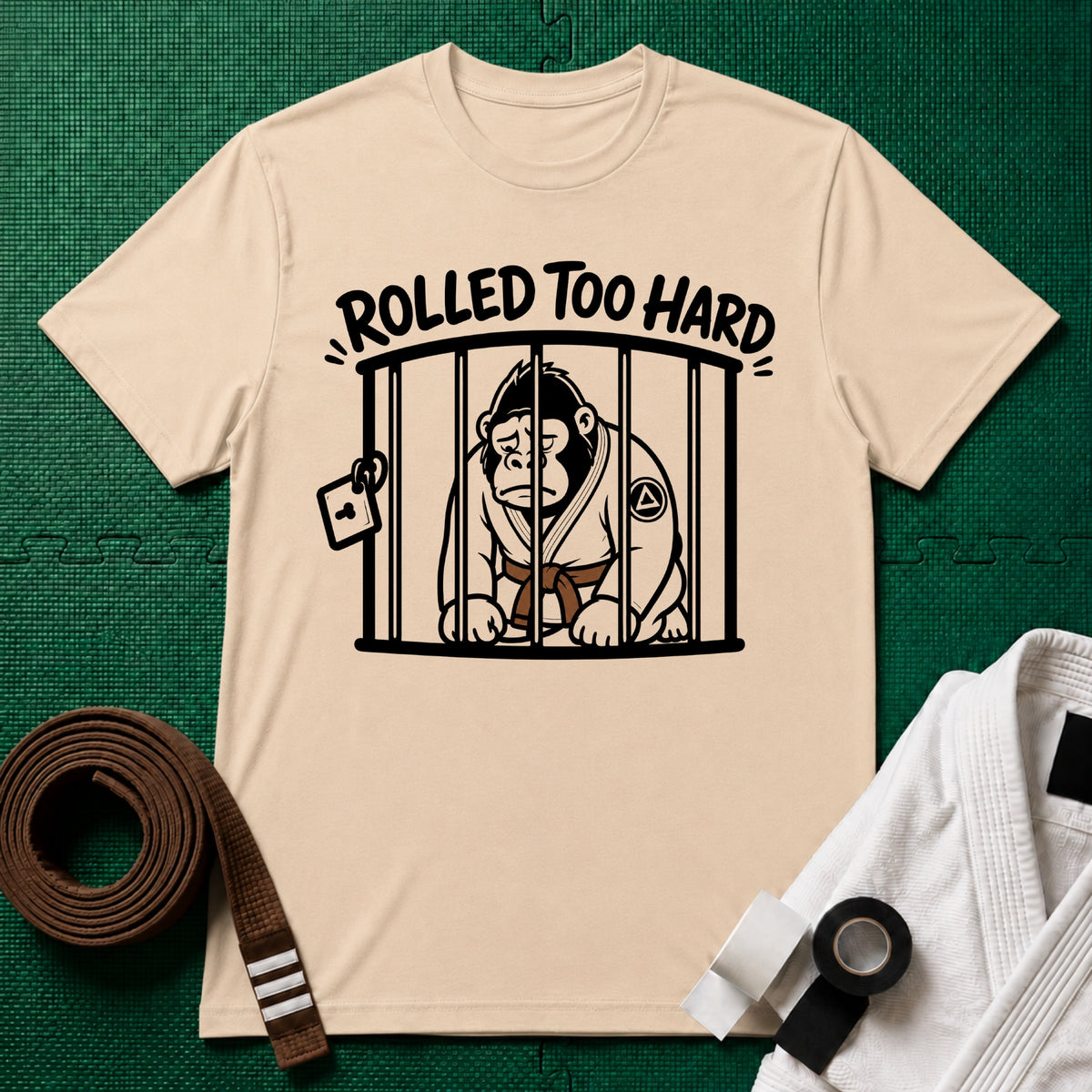Rolled too Hard Brown Belt T-Shirt