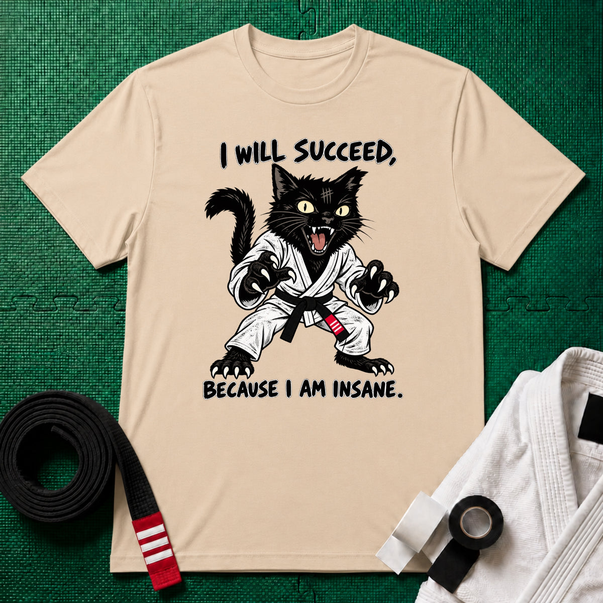 Succeed Black Belt T-Shirt