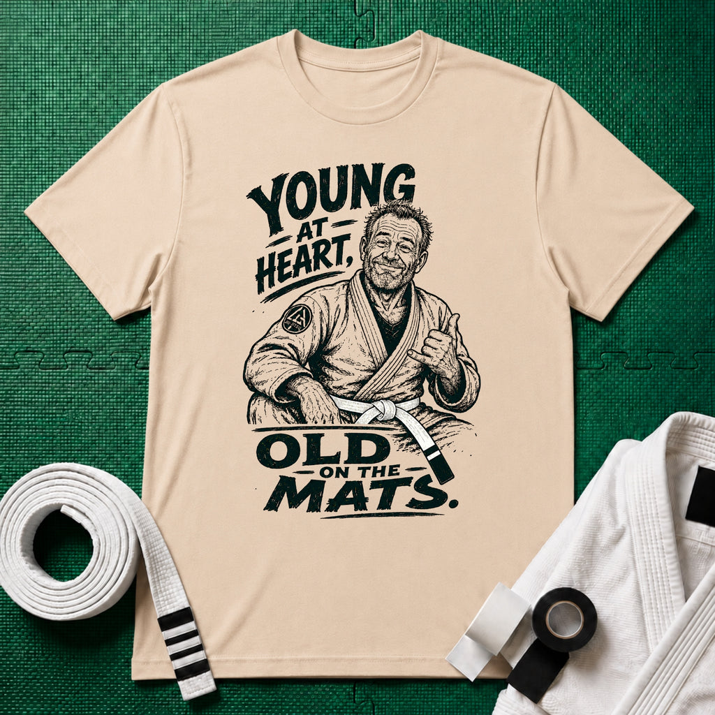 Young at Heart White Belt T-Shirt