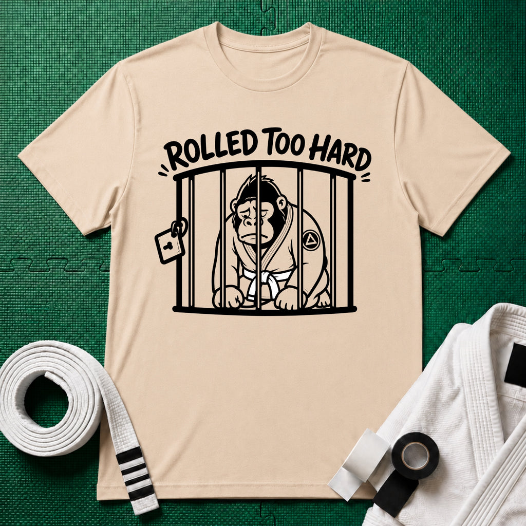 Rolled too Hard White Belt T-Shirt