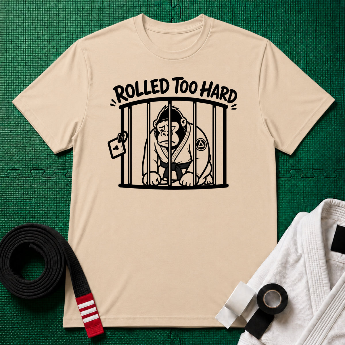 Rolled too Hard Black Belt T-Shirt