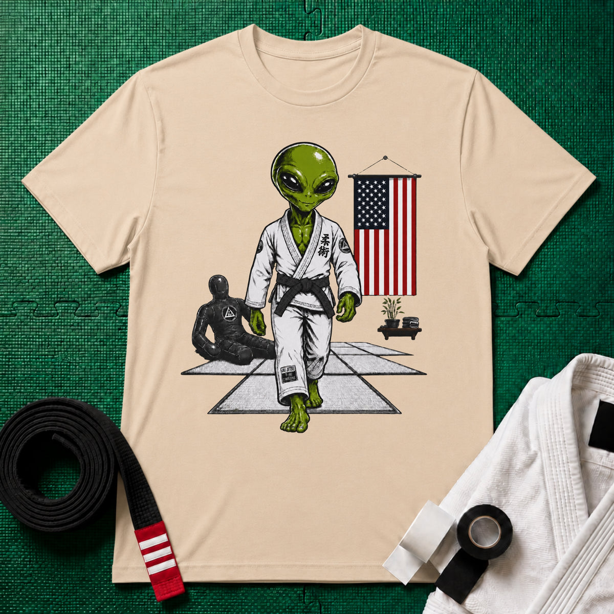 Alien Gym Black Belt T-Shirt